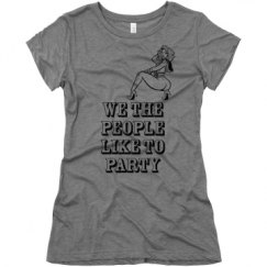 Ladies Slim Fit Super Soft Triblend Tee