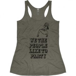 Ladies Slim Fit Super Soft Racerback Triblend Tank