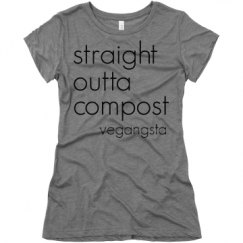 Ladies Slim Fit Super Soft Triblend Tee