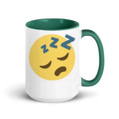 15oz Ceramic Mug with Color Inside