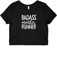 Ladies Slim Fit Crop Top Tee