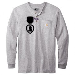 Unisex Carhartt Long Sleeve Henley Tee 