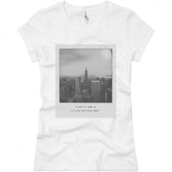 Ladies Slim Fit Basic Promo Jersey Tee