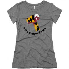 Ladies Slim Fit Super Soft Triblend Tee