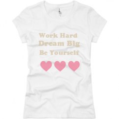 Ladies Slim Fit Basic Promo Jersey Tee