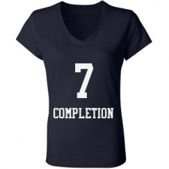 Ladies Slim Fit V-Neck Jersey Tee