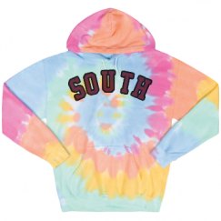 Unisex Tie-Dye Fleece Hoodie