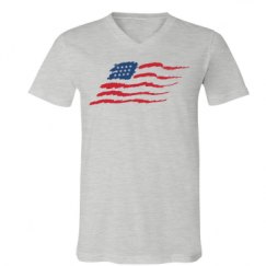 Unisex V-Neck Jersey Tee