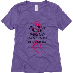 Ladies Relaxed Fit Super Soft Triblend V-Neck Tee