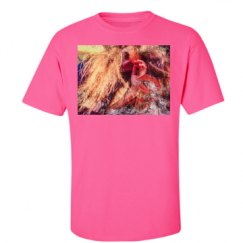 Unisex Ultra Cotton Safety Neon Crewneck Tee