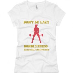 Ladies Slim Fit Basic Promo Jersey Tee