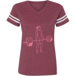 Ladies Relaxed Fit Vintage Sports Tee