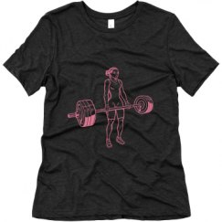 Ladies Relaxed Fit Super Soft Triblend Tee