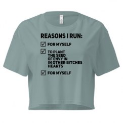 Ladies Festival Cali Crop Top Tee