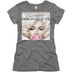 Ladies Slim Fit Super Soft Triblend Tee
