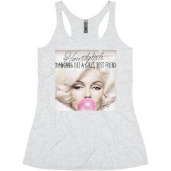 Ladies Slim Fit Super Soft Racerback Triblend Tank