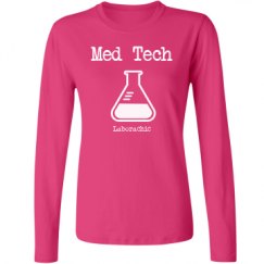 Ladies Relaxed Fit Basic Long Sleeve Tee