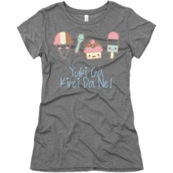 Ladies Slim Fit Super Soft Triblend Tee