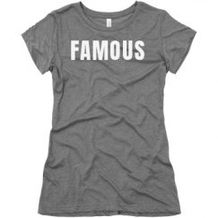 Ladies Slim Fit Super Soft Triblend Tee