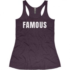 Ladies Slim Fit Super Soft Racerback Triblend Tank