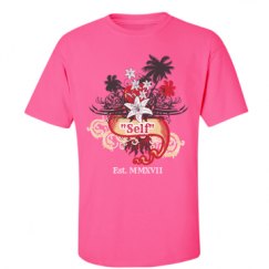 Unisex Ultra Cotton Safety Neon Crewneck Tee