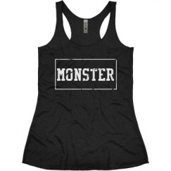 Ladies Slim Fit Super Soft Racerback Triblend Tank