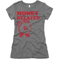 Ladies Slim Fit Super Soft Triblend Tee