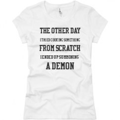 Ladies Slim Fit Basic Promo Jersey Tee