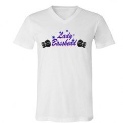 Unisex V-Neck Jersey Tee