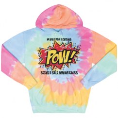 Unisex Tie-Dye Fleece Hoodie