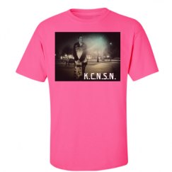 Unisex Ultra Cotton Safety Neon Crewneck Tee