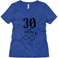 Ladies Relaxed Fit V-Neck Tee