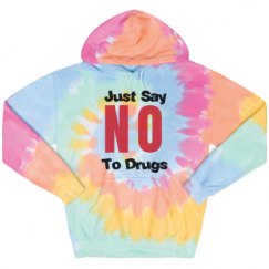 Unisex Tie-Dye Fleece Hoodie