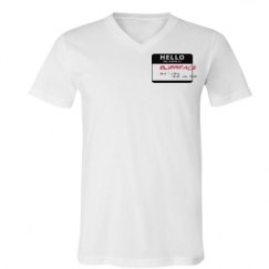 Unisex V-Neck Jersey Tee