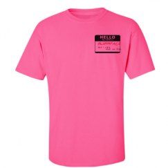 Unisex Ultra Cotton Safety Neon Crewneck Tee
