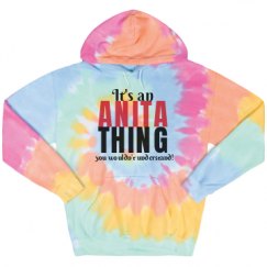 Unisex Tie-Dye Fleece Hoodie
