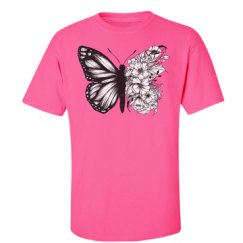 Unisex Ultra Cotton Safety Neon Crewneck Tee