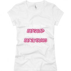 Ladies Slim Fit Basic Promo Jersey Tee