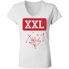 Ladies Slim Fit V-Neck Jersey Tee