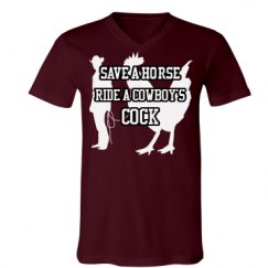 Unisex V-Neck Jersey Tee