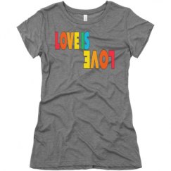 Ladies Slim Fit Super Soft Triblend Tee