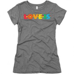 Ladies Slim Fit Super Soft Triblend Tee