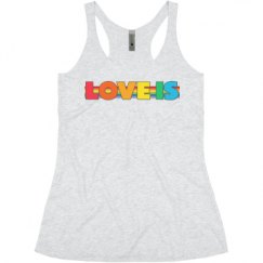 Ladies Slim Fit Super Soft Racerback Triblend Tank