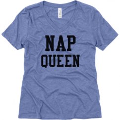 Ladies Relaxed Fit Super Soft Triblend V-Neck Tee