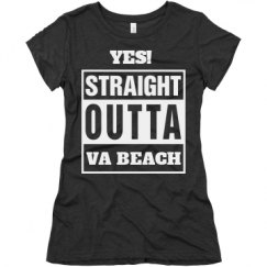 Ladies Slim Fit Super Soft Triblend Tee