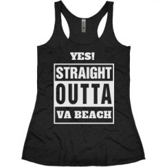 Ladies Slim Fit Super Soft Racerback Triblend Tank