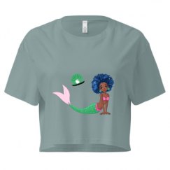 Ladies Festival Cali Crop Top Tee