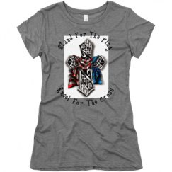 Ladies Slim Fit Super Soft Triblend Tee