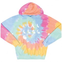 Unisex Tie-Dye Fleece Hoodie
