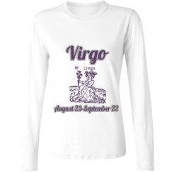 Ladies Relaxed Fit Basic Long Sleeve Tee